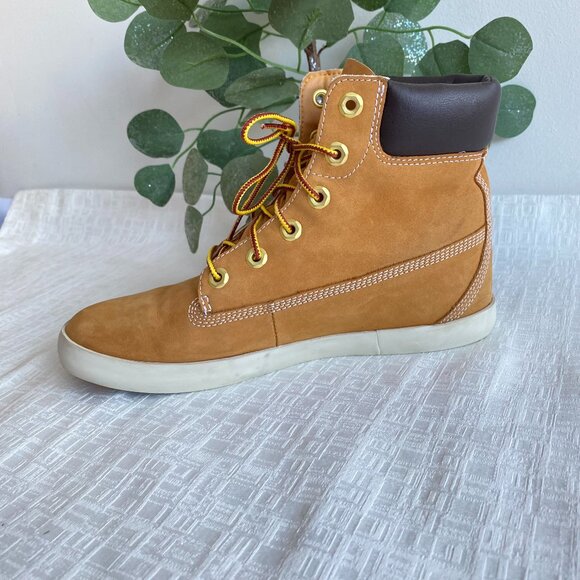 Timberland Flannery 6" Sneaker Boots Wheat Nubuck Sz 9 - Picture 7 of 15